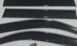 5 949 р. Комплект дефлекторов окон СТ Nissan X-trail 3 T32 рестайлинг (2017-2022)  с доставкой в г. Кемерово. Увеличить фотографию 4