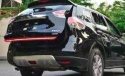 4 199 р. Нижняя накладка на крышку багажника СТ Nissan X-trail 3 T32 рестайлинг (2017-2022)  с доставкой в г. Кемерово. Увеличить фотографию 2