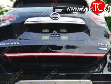 4 199 р. Нижняя накладка на крышку багажника СТ Nissan X-trail 3 T32 рестайлинг (2017-2022)  с доставкой в г. Кемерово