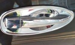 2 999 р. Накладки на внешние ручки дверей СТ Nissan X-trail 3 T32 рестайлинг (2017-2022) (Неокрашенные)  с доставкой в г. Кемерово. Увеличить фотографию 2