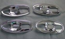 2 999 р. Накладки на внешние ручки дверей СТ Nissan X-trail 3 T32 рестайлинг (2017-2022) (Неокрашенные)  с доставкой в г. Кемерово. Увеличить фотографию 4