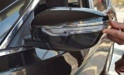 2 999 р. Накладки на зеркала СТ Nissan X-trail 3 T32 рестайлинг (2017-2022) (Неокрашенные)  с доставкой в г. Кемерово. Увеличить фотографию 2