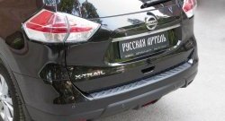 1 769 р. Защитная накладка на задний бампер RA Nissan X-trail 3 T32 рестайлинг (2017-2022)  с доставкой в г. Кемерово. Увеличить фотографию 4