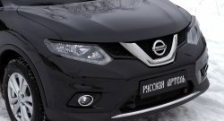 859 р. Реснички на фары RA Nissan X-trail 3 T32 дорестайлинг (2013-2018) (Неокрашенные)  с доставкой в г. Кемерово. Увеличить фотографию 3