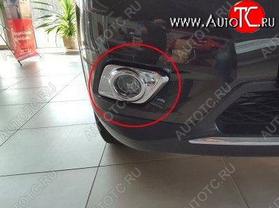 3 599 р. Подиумы противотуманных фар СТ Nissan X-trail 3 T32 рестайлинг (2017-2022)  с доставкой в г. Кемерово