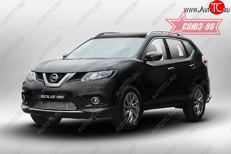 6 524 р. Декоративный элемент воздухозаборника Souz-96 (d10) Nissan X-trail 3 T32 рестайлинг (2017-2022)  с доставкой в г. Кемерово