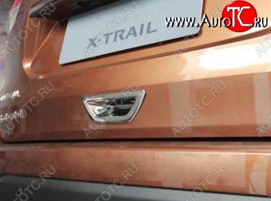 2 399 р. Накладка на ручку багажника СТ Nissan X-trail 3 T32 рестайлинг (2017-2022)  с доставкой в г. Кемерово