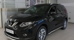14 499 р. Одинарная защита переднего бампера диаметром 63 мм SLITKOFF  Nissan X-trail  3 T32 (2013-2018) дорестайлинг  с доставкой в г. Кемерово. Увеличить фотографию 4