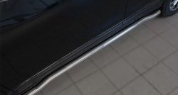 21 599 р. Защита порогов из круглой трубы диаметром 63 мм SLITKOFF  Nissan X-trail  3 T32 (2017-2022) рестайлинг  с доставкой в г. Кемерово. Увеличить фотографию 2