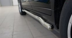 21 599 р. Защита порогов из круглой трубы диаметром 63 мм SLITKOFF  Nissan X-trail  3 T32 (2017-2022) рестайлинг  с доставкой в г. Кемерово. Увеличить фотографию 3