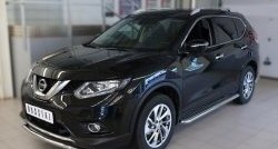 24 649 р. Широкая защита порогов SLITKOFF  Nissan X-trail  3 T32 (2017-2022) рестайлинг  с доставкой в г. Кемерово. Увеличить фотографию 4