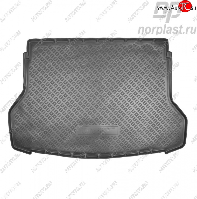 1 679 р. Коврик в багажник Norplast Unidec  Nissan X-trail  3 T32 (2017-2022) рестайлинг (Цвет: черный)  с доставкой в г. Кемерово