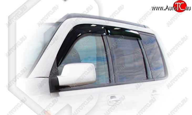 1 999 р. Дефлектора окон CA-Plastic Nissan X-trail 1 T30 дорестайлинг (2000-2003) (Classic полупрозрачный, Без хром.молдинга)  с доставкой в г. Кемерово