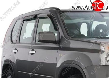 3 149 р. Комплект дефлекторов окон СТ Nissan X-trail 2 T31 дорестайлинг (2007-2011)  с доставкой в г. Кемерово