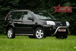 Защита переднего бампера Souz-96 (d76) Nissan X-trail  1 T30 (2000-2003) дорестайлинг