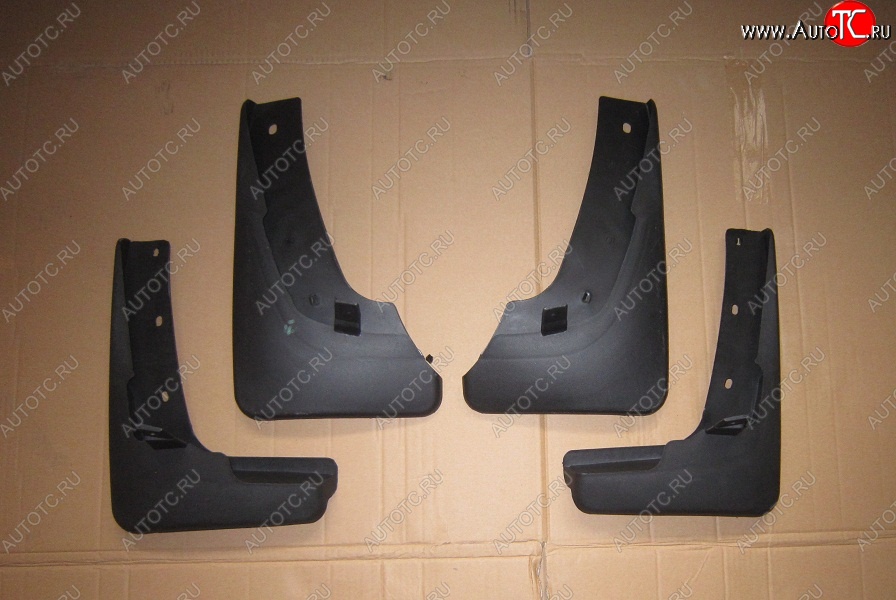 4 399 р. Комплект брызговиков Original Design Nissan X-trail 2 T31 дорестайлинг (2007-2011)  с доставкой в г. Кемерово
