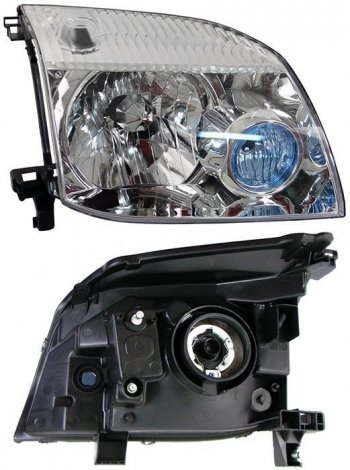 6 299 р. Правая фара SAT (под ручной корректор) Nissan X-trail 1 T30 дорестайлинг (2000-2003)  с доставкой в г. Кемерово. Увеличить фотографию 2