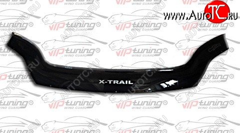 999 р. Дефлектор капота Russtal Nissan X-trail 2 T31 дорестайлинг (2007-2011)  с доставкой в г. Кемерово