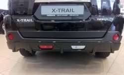 29 549 р. Накладка на задний бампер Impul Nissan X-trail 2 T31 дорестайлинг (2007-2011) (Неокрашенная)  с доставкой в г. Кемерово. Увеличить фотографию 3