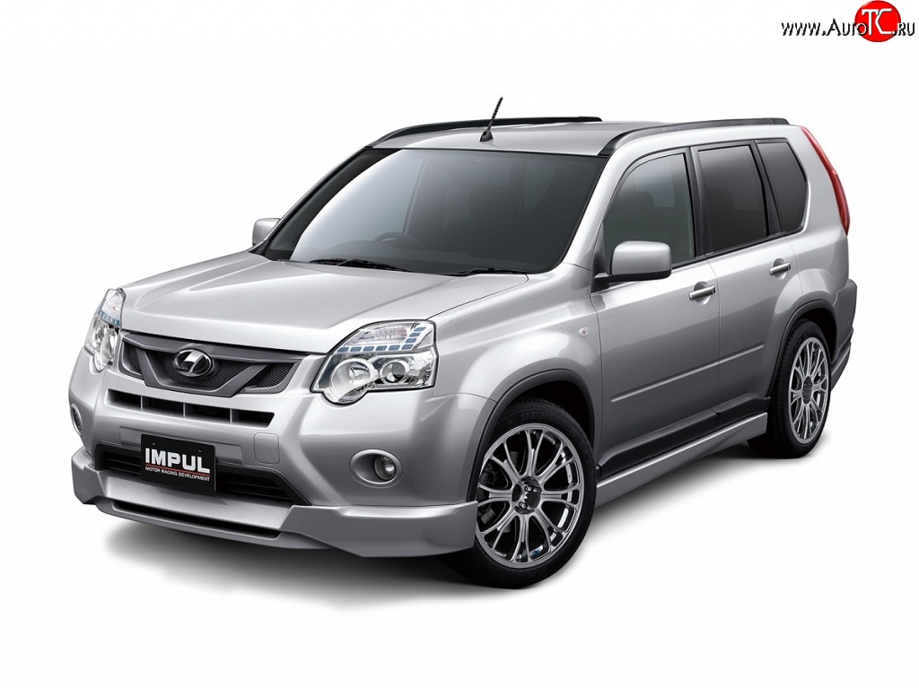 12 049 р. Решётка радиатора Impul Nissan X-trail 2 T31 рестайлинг (2010-2015) (Неокрашенная)  с доставкой в г. Кемерово