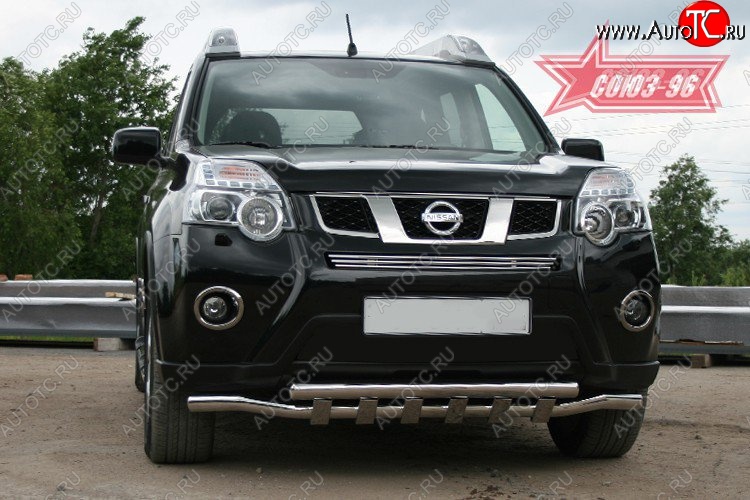 2 024 р. Декоративный элемент воздухозаборника Souz-96 (d10) Nissan X-trail 2 T31 рестайлинг (2010-2015)  с доставкой в г. Кемерово