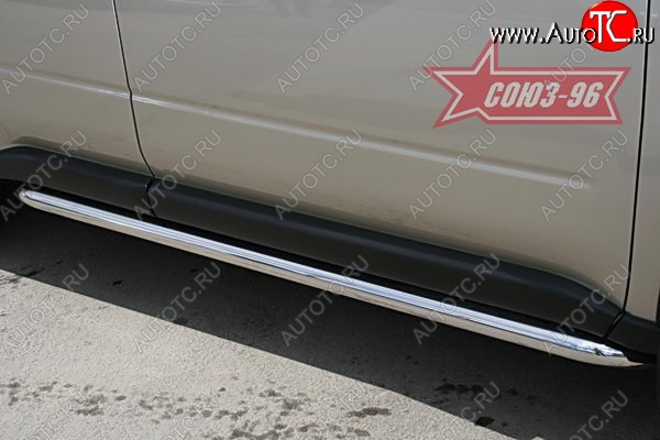 13 724 р. Защита порогов Souz-96 (d60)  Nissan X-trail  2 T31 (2007-2011) дорестайлинг  с доставкой в г. Кемерово