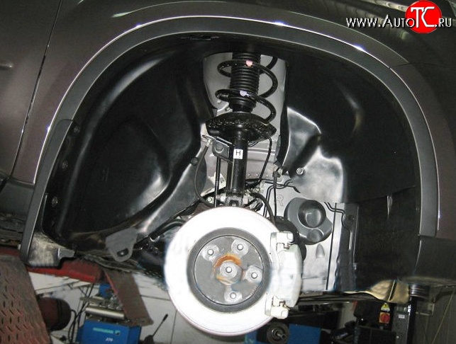 4 199 р. Передний правый подкрылок NovLine Nissan X-trail 2 T31 рестайлинг (2010-2015)  с доставкой в г. Кемерово