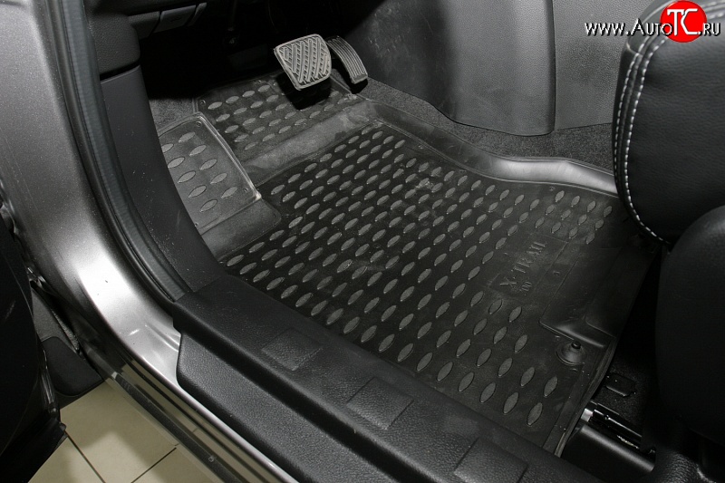1 259 р. Коврики в салон Element 4 шт. (полиуретан) Nissan X-trail 2 T31 дорестайлинг (2007-2011)  с доставкой в г. Кемерово