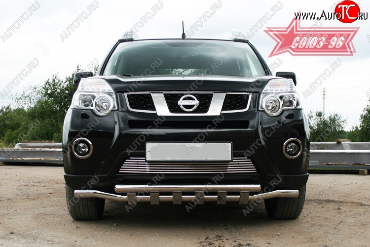 4 499 р. Декоративный элемент воздухозаборника Souz-96 (d10) Nissan X-trail 2 T31 рестайлинг (2010-2015)  с доставкой в г. Кемерово