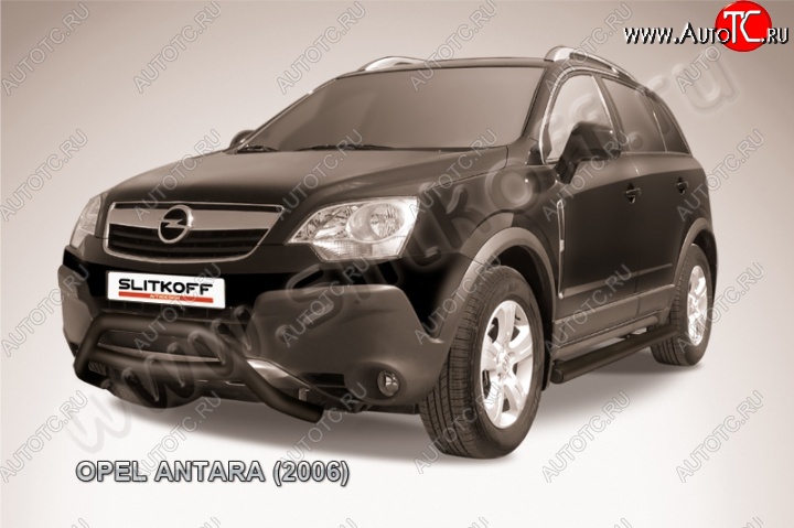 18 399 р. Кенгурятник d57 низкий Opel Antara (2006-2010) (Цвет: серебристый)  с доставкой в г. Кемерово