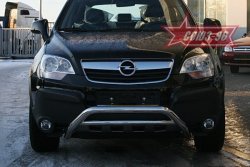 Защита переднего бампера Souz-96 (d76) Opel Antara (2006-2010)