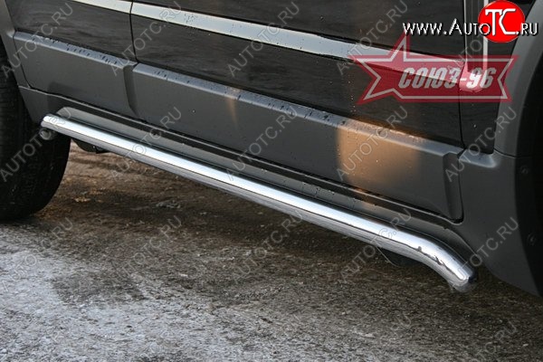 10 889 р. Защита порогов Souz-96 (d42) Opel Antara (2006-2010)  с доставкой в г. Кемерово
