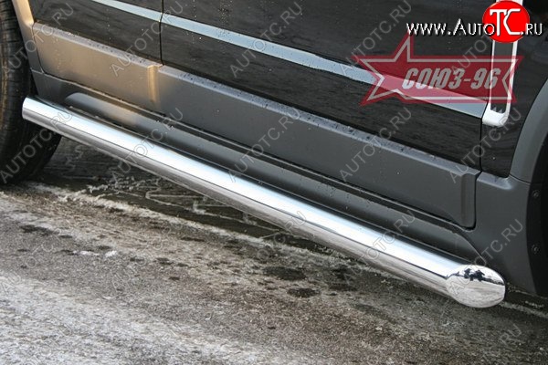 15 299 р. Защита порогов Souz-96 (d76) Opel Antara (2006-2010)  с доставкой в г. Кемерово