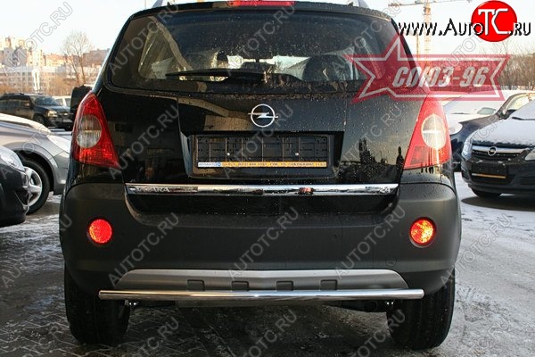 9 179 р. Защита заднего бампера Souz-96 (d42) Opel Antara (2006-2010)  с доставкой в г. Кемерово