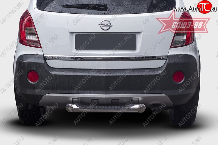 15 299 р. Защита заднего бампера с проступью Souz-96 (d76)  Opel Antara (2010-2015) рестайлинг  с доставкой в г. Кемерово