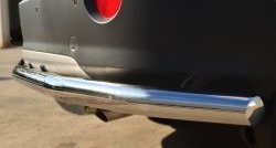 16 749 р. Одинарная защита заднего бампера из трубы диаметром 63 мм SLITKOFF  Opel Antara (2010-2015) рестайлинг  с доставкой в г. Кемерово. Увеличить фотографию 3