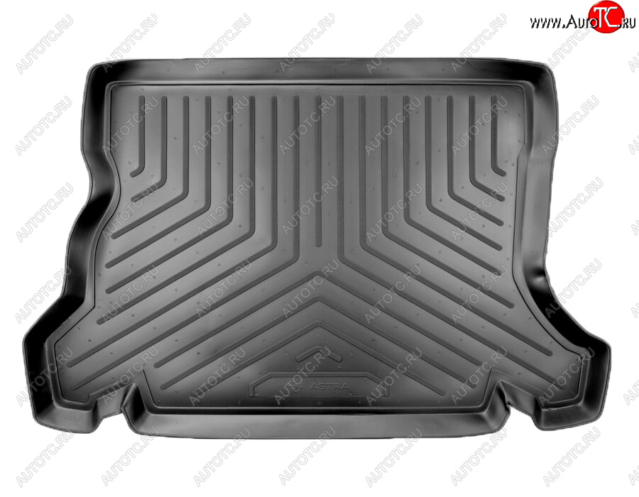 1 799 р. Коврик в багажник Norplast Unidec  Opel Astra  F (1994-1998) седан рестайлинг (Цвет: черный)  с доставкой в г. Кемерово