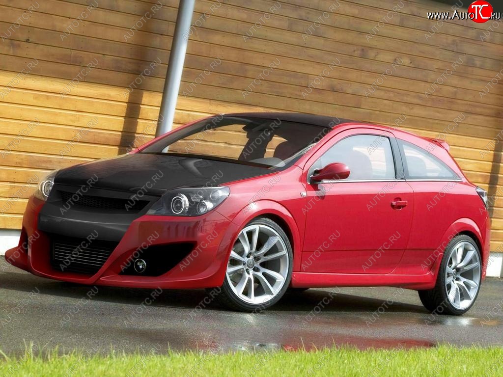 27 899 р. Передний бампер EVO Opel Astra H GTC хэтчбек 3 дв. рестайлинг (2006-2011)  с доставкой в г. Кемерово