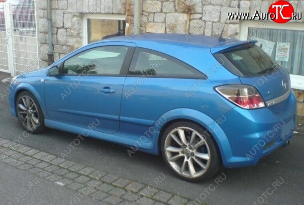 3 749 р. Пороги накладки OPC-Line Opel Astra H GTC хэтчбек 3 дв. дорестайлинг (2004-2006) (Неокрашенные)  с доставкой в г. Кемерово