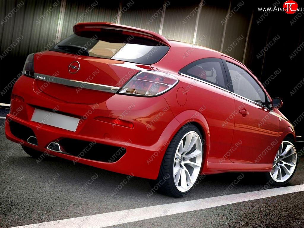 27 899 р. Задний бампер EVO Opel Astra H GTC хэтчбек 3 дв. дорестайлинг (2004-2006)  с доставкой в г. Кемерово
