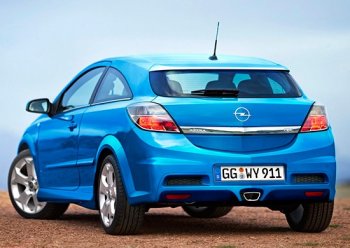 27 899 р. Задний бампер OPC Opel Astra H GTC хэтчбек 3 дв. дорестайлинг (2004-2006)  с доставкой в г. Кемерово. Увеличить фотографию 2