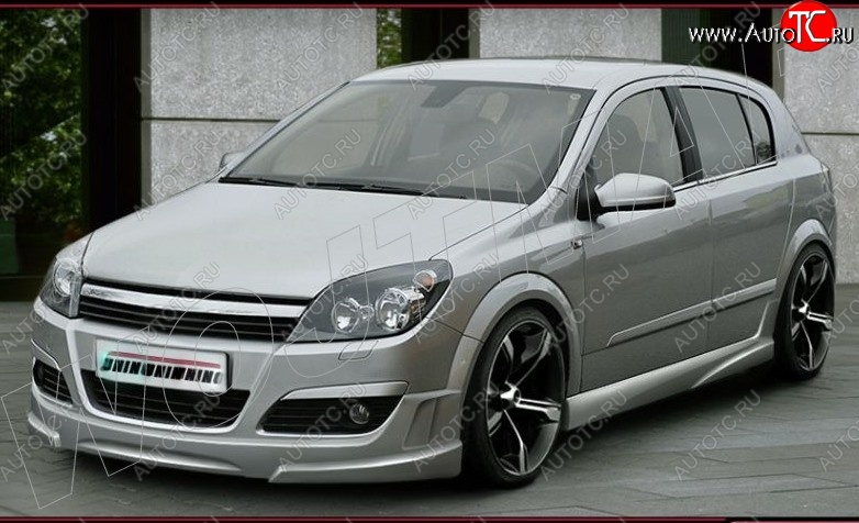 28 999 р. Передний бампер ST Opel Astra H хэтчбек 5дв дорестайлинг (2004-2007)  с доставкой в г. Кемерово