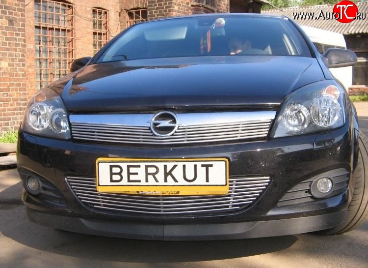 5 199 р. Декоративная вставка воздухозаборника Berkut Opel Astra H хэтчбек 5дв дорестайлинг (2004-2007)  с доставкой в г. Кемерово