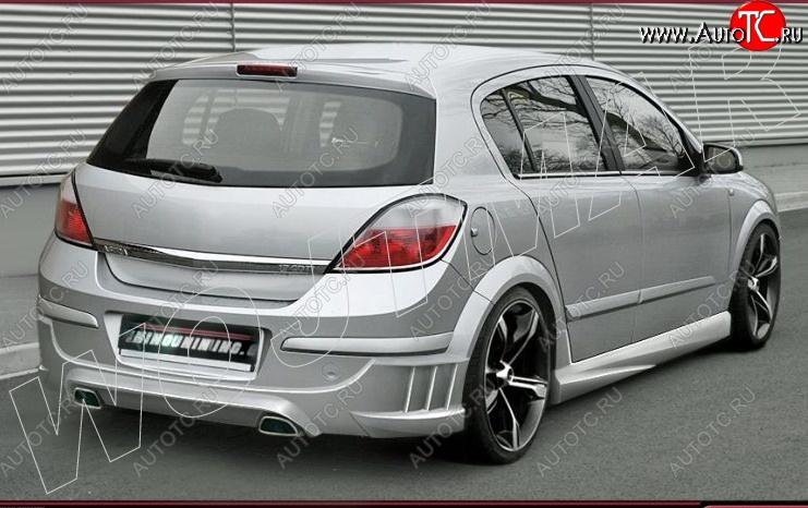 28 999 р. Задний бампер ST Opel Astra H хэтчбек 5дв дорестайлинг (2004-2007)  с доставкой в г. Кемерово