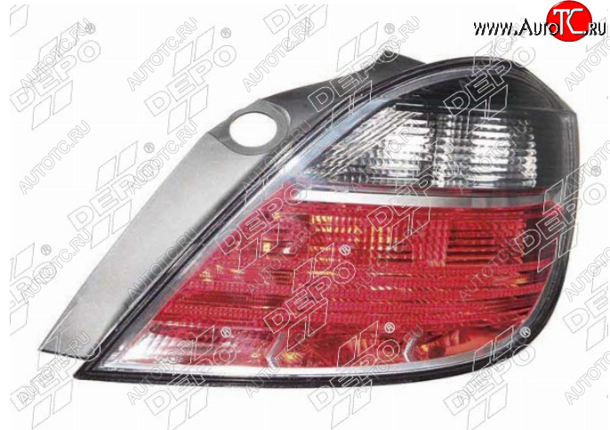 6 649 р. Правый фонарь задний DEPO Opel Astra H хэтчбек 5дв рестайлинг (2007-2015)  с доставкой в г. Кемерово
