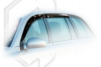 Дефлектора окон CA-Plastic Opel Astra H универсал рестайлинг (2007-2015) (Classic полупрозрачный)