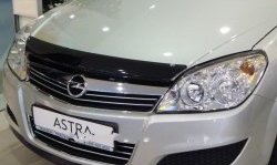 3 299 р. Дефлектор капота NovLine  Opel Astra  H (2004-2015) седан дорестайлинг, универсал, хэтчбек 5дв дорестайлинг, универсал рестайлинг, хэтчбек 5дв рестайлинг  с доставкой в г. Кемерово. Увеличить фотографию 1