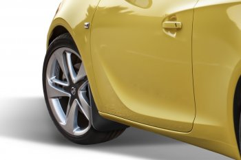 1 249 р. Передние брызговики NovLine 2 шт Opel Astra J GTC (2011-2018)  с доставкой в г. Кемерово. Увеличить фотографию 2