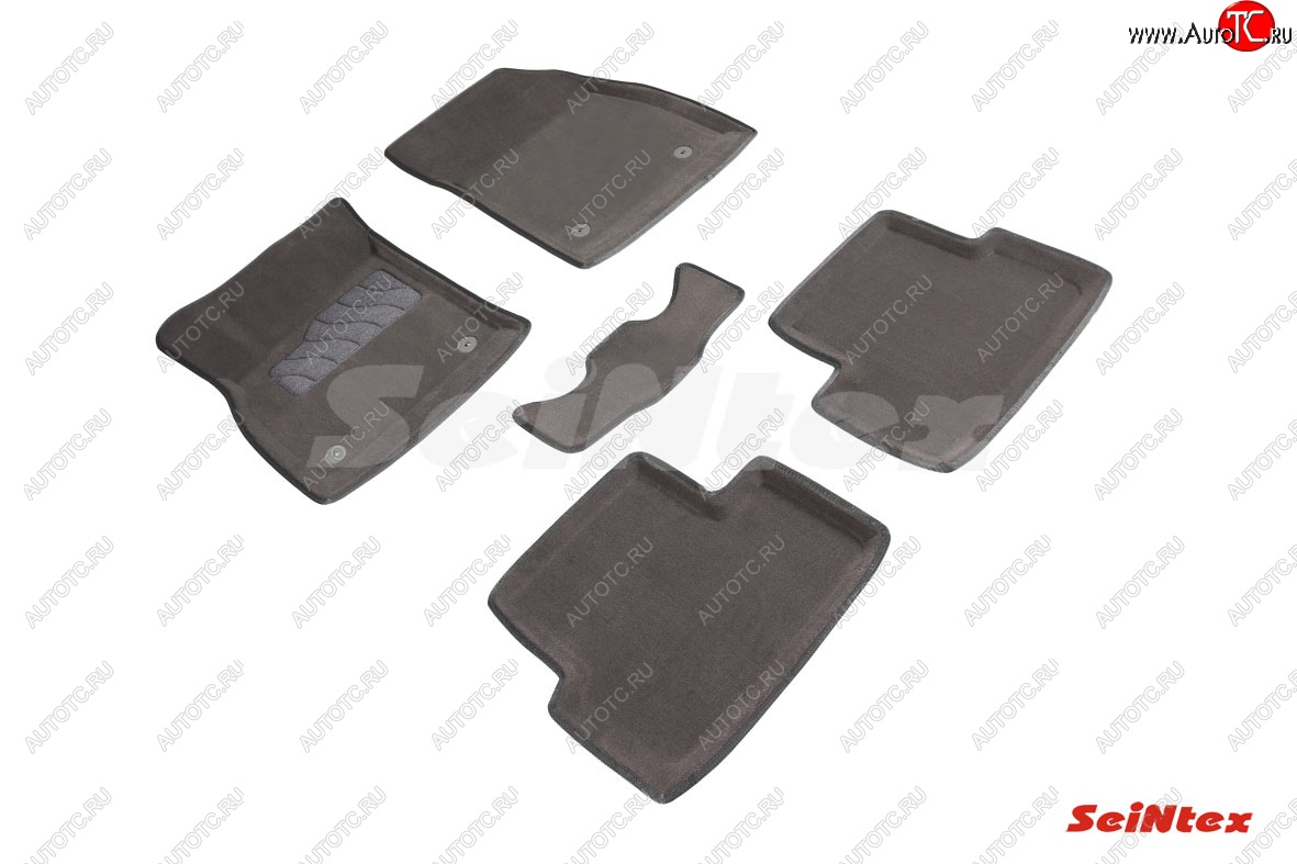 6 699 р. Комплект ворсовых ковриков в салон Seintex (3D)  Opel Astra ( J GTC,  J) (2011-2018) универсал рестайлинг, хэтчбек 5 дв.  рестайлинг (Черный)  с доставкой в г. Кемерово