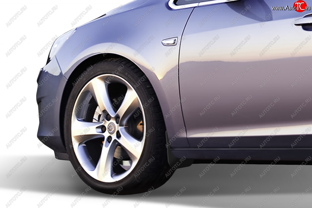 4 799 р. Передние брызговики Sports Tourer Frosch  Opel Astra  J (2012-2017) универсал рестайлинг  с доставкой в г. Кемерово